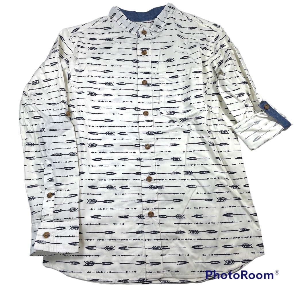Nwot Aeropostale Arrowhead Print Woven Shirt Size 10